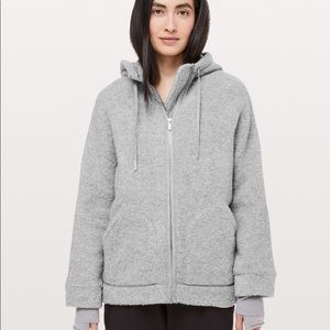 NWT Lululemon So Sherpa Hooded Jacket size 4